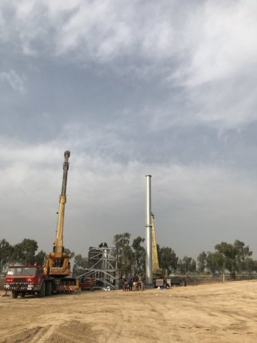Highest Dual Billboard on Unipole Installed at Eighteen Islamabad